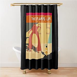 The Flaming Lips "Yoshimi Battles The Pink Robots" Simplified Album Cover Shower Curtain