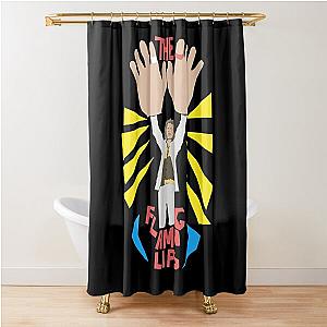 The Flaming Lips A Psychedelic Rock Band And Pop  - Big Hands Vintage Shower Curtain