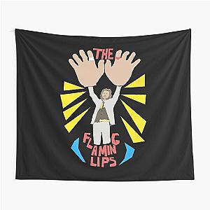 The Flaming Lips A Psychedelic Rock Band And Pop  - Big Hands Vintage Tapestry