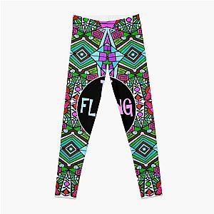 The Flaming Lips A Psychedelic Rock Band And Pop  - Psychedelic Pattern 2 Music Leggings