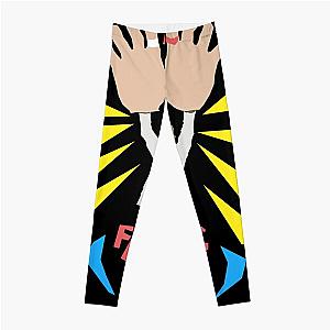 The Flaming Lips A Psychedelic Rock Band And Pop  - Big Hands Vintage Leggings