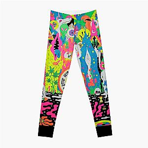 The Flaming Lips A Psychedelic Rock Band And Pop Line On Life Flame  Retro Leggings