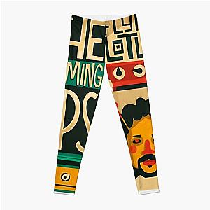 The Flaming Lips A Psychedelic Rock Band And Pop Art Of Lips Techno Leggings