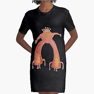 The Flaming Lips A Psychedelic Rock Band And Pop  - Pink Robot Techno Graphic T-Shirt Dress