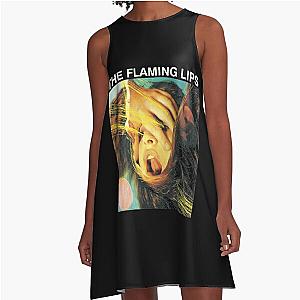 The Flaming Lips A Psychedelic Rock Band And Pop Steven Drozd Punk  Vintage A-Line Dress