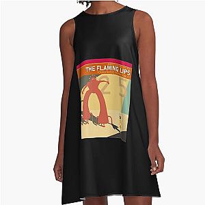 The Flaming Lips "Yoshimi Battles The Pink Robots" Simplified Album Cover Classic T Shirt  A-Line Dress