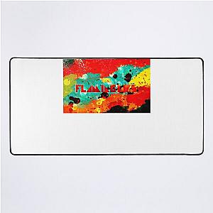 The Flaming Lips A Psychedelic Rock Band And Pop Art Lips Vintage Desk Mat