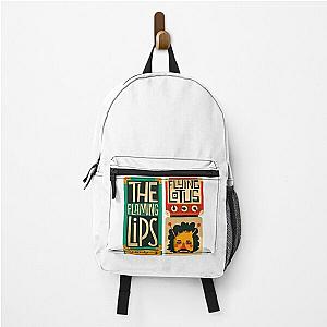 The Flaming Lips A Psychedelic Rock Band And Pop Art Of Lips Techno Backpack