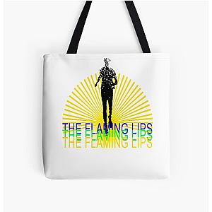 1999 The Flaming Lips Vintage The Soft Bulletin Era Race For The Prize Single Release Promo Cult 90-s Alt Psych Band Concert Tour  All Over Print Tote Bag