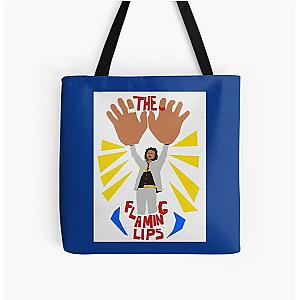 The flaming lips logo All Over Print Tote Bag