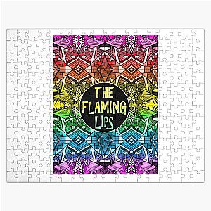 The Flaming Lips A Psychedelic Rock Band of Pop Rainbow Pride Pattern 4 Berlin Jigsaw Puzzle