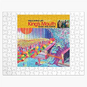 The Flaming Lips A Psychedelic Rock Band and Pop King's Mouth by Dark Jigsaw Puzzle