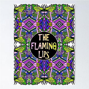 The Flaming Lips Psychedelic Pattern Poster