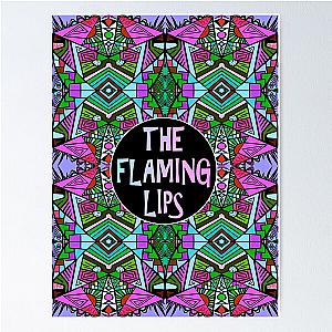 The Flaming Lips Psychedelic Pattern Poster