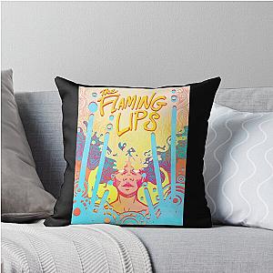The Flaming Lips A Rock Band Pop Poster Summer Tour 2019 Electronic Throw Pillow