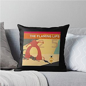 The Flaming Lips Yoshimi Battles the Pink Robots Simplified Album Cover Throw Pillow