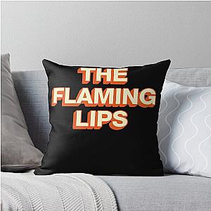 The Flaming Lips A Psychedelic Rock Band and Pop Throw Pillow