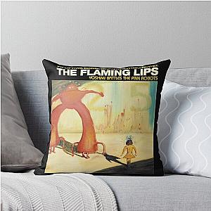 The Flaming Lips A Psychedelic Rock Band And Pop Experimental Electronic Dance Music Throw Pillow
