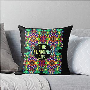 The Flaming Lips Psychedelic Pattern Throw Pillow