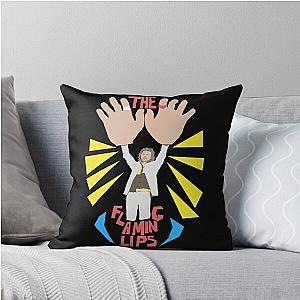 The Flaming Lips A Big Hands Vintage Throw Pillow