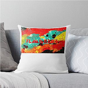 The Flaming Lips A Psychedelic Rock Band Lip Vintage Throw Pillow