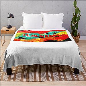 The Flaming Lips Psychedelic Rock Band Pop Art Vintage Throw Blanket