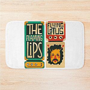 The Flaming Lips A Psychedelic Rock Pop Art of Lips Techno Bath Mat