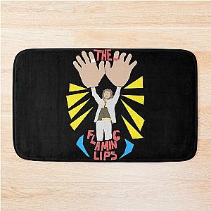 The Flaming Lips, a psychedelic rock band and pop big hands vintage bath mat