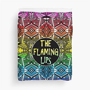 The Flaming Lips Rainbow Pride Pattern Duvet Cover