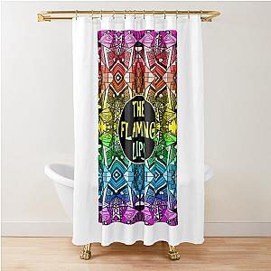 The Flaming Lips A Psychedelic Rock Band and Pop Rainbow Pride Pattern 4 Berlin Shower Curtain