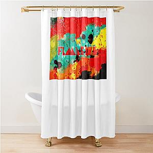 The Flaming Lips A Psychedelic Rock Band Pop Art Vintage Shower Curtain