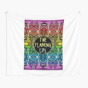 The Flaming Lips Psychedelic Rock Band  Rainbow Pride Pattern 4 Berlin Tapestry