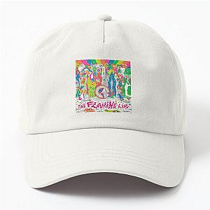 The Flaming Lips a Psychedelic Rock Band and Pop Line on Life Flame Retro Dad Hat