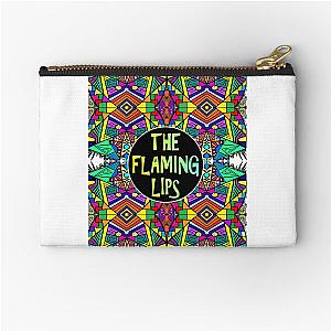 The Flaming Lips A Psychedelic Rock And Pop Purple Pattern 3 Rave Acid Zipper Pouch