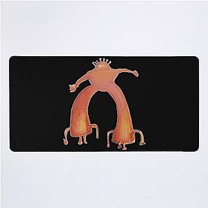 The Flaming Lips A Psychic Rock Band and Pop Pink Robot Techno Desk Mat