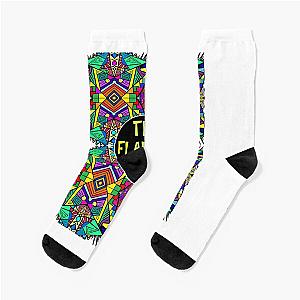 The Flaming Lips A Psychedelic Rock Band And Pop Psychedelic Pattern Rave Socks