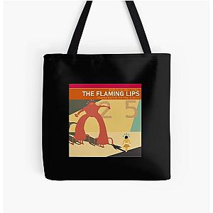 The Flaming Lips Yoshimi Battles the Pink Robots Simplified Album Cover Classic T-Shirt All Over Print Tote Bag