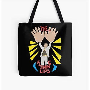 The Flaming Lips Psychedelic Rock Band Big Hands Vintage All Over Print Tote Bag