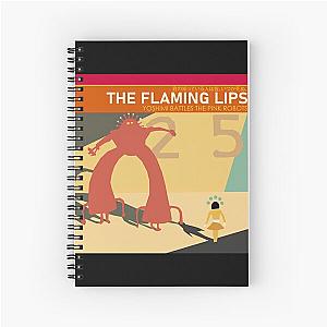 The Flaming Lips Yoshimi Battles the Pink Robots Simplified Album Cover Spiral Notebook