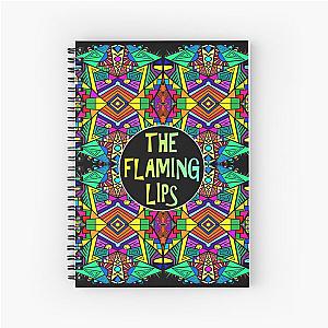 The Flaming Lips Psychedelic Pattern Spiral Notebook