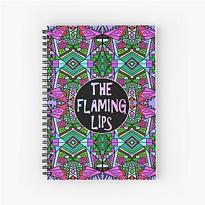The Flaming Lips Psychedelic Pattern Spiral Notebook