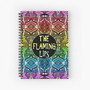 The Flaming Lips A Psychedelic Rock Pop Rainbow Pride Pattern 4 Berlin Spiral Notebook
