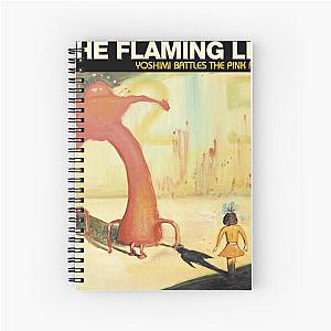 The Flaming Lips A Psychedelic Rock Band Pop Spiral Notebook