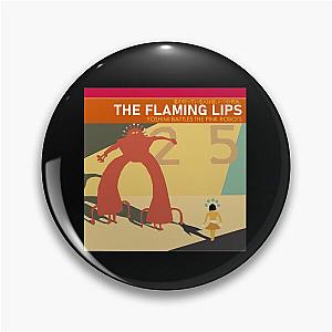 The Flaming Lips Yoshimi Battles The Pink Robots Simplified Album Cover Classic T Shirt Pin