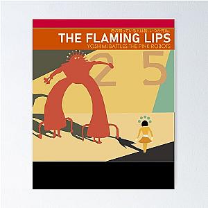 The Flaming Lips Yoshimi Battles The Pink Robots Simplified Album Cover Classic T-Shirt Poster