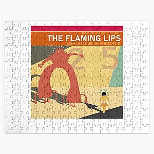 The Flaming Lips Psychedelic Rock Band and Yoshimi Battles Pink Robots Simplified Album Jigsaw Puzzle