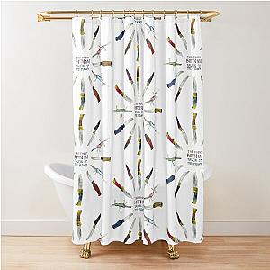 the front bottoms talon of the hawk Shower Curtain