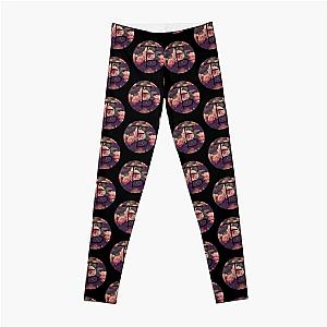 the front bottoms floral logo   Leggings