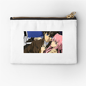 Kiss First, Kill Later The Future Diary Zipper Pouches