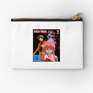 Mirai Nikki: Predict This The Future Diary Zipper Pouches
